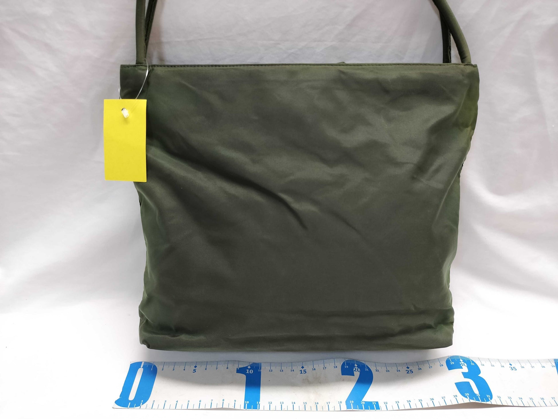 PRADA Nylon Khaki Tote Bag/Shoulder Bag 