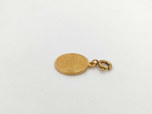 HERMES Serie Top Gold Pendant Top