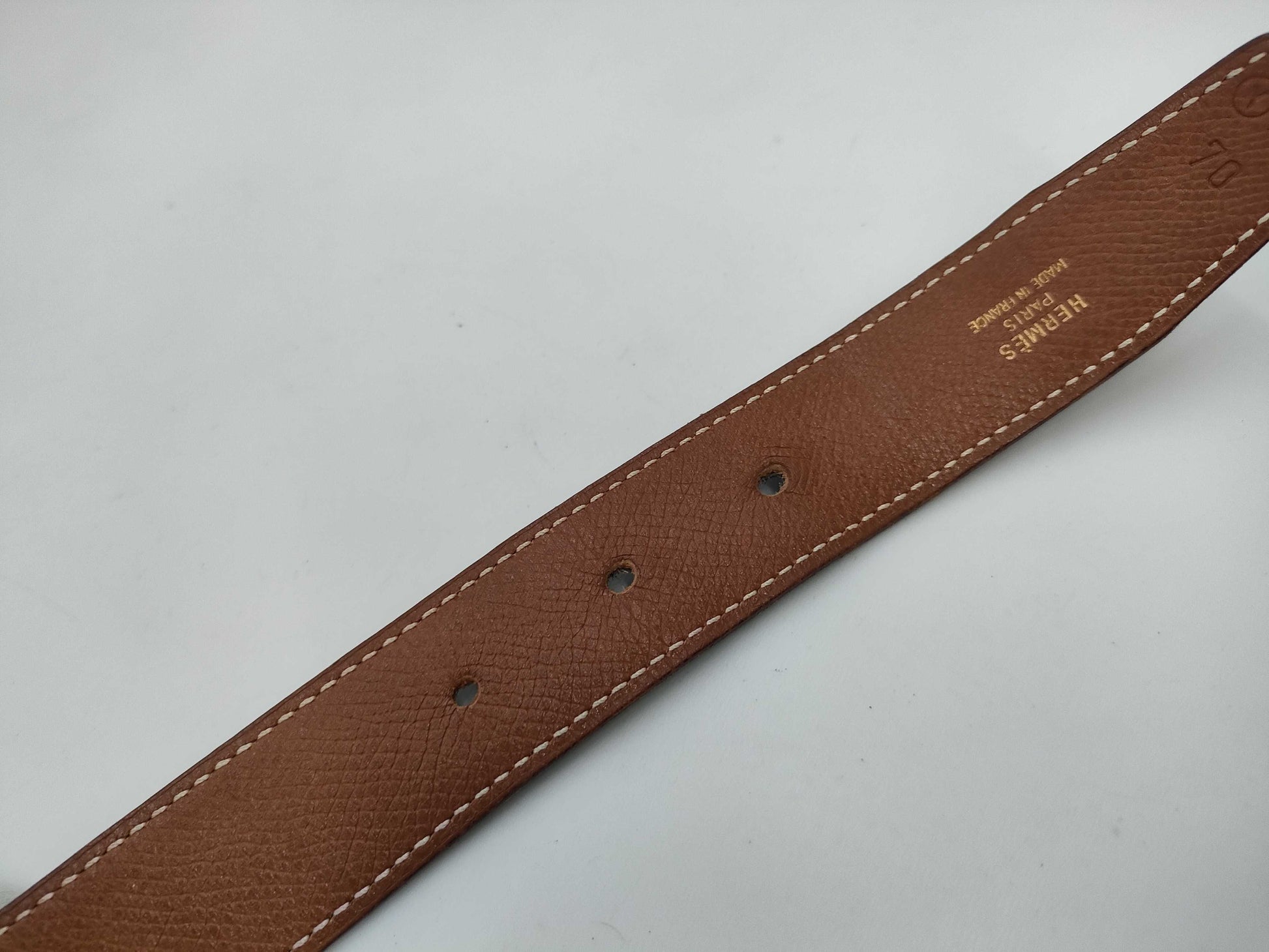 HERMES Constance 〇Y Stamp 70cm Belt