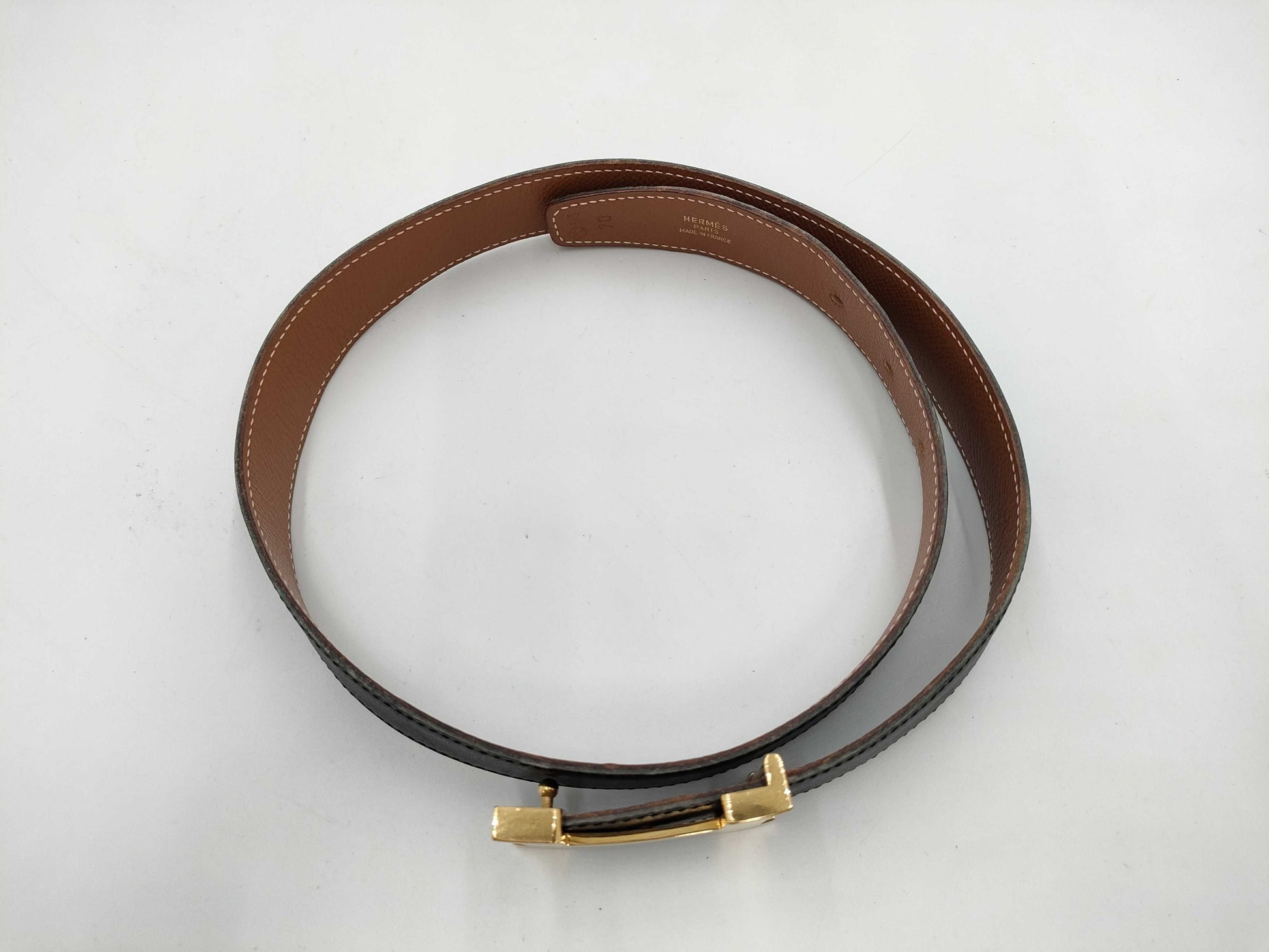 HERMES Constance 〇Y Stamp 70cm Belt
