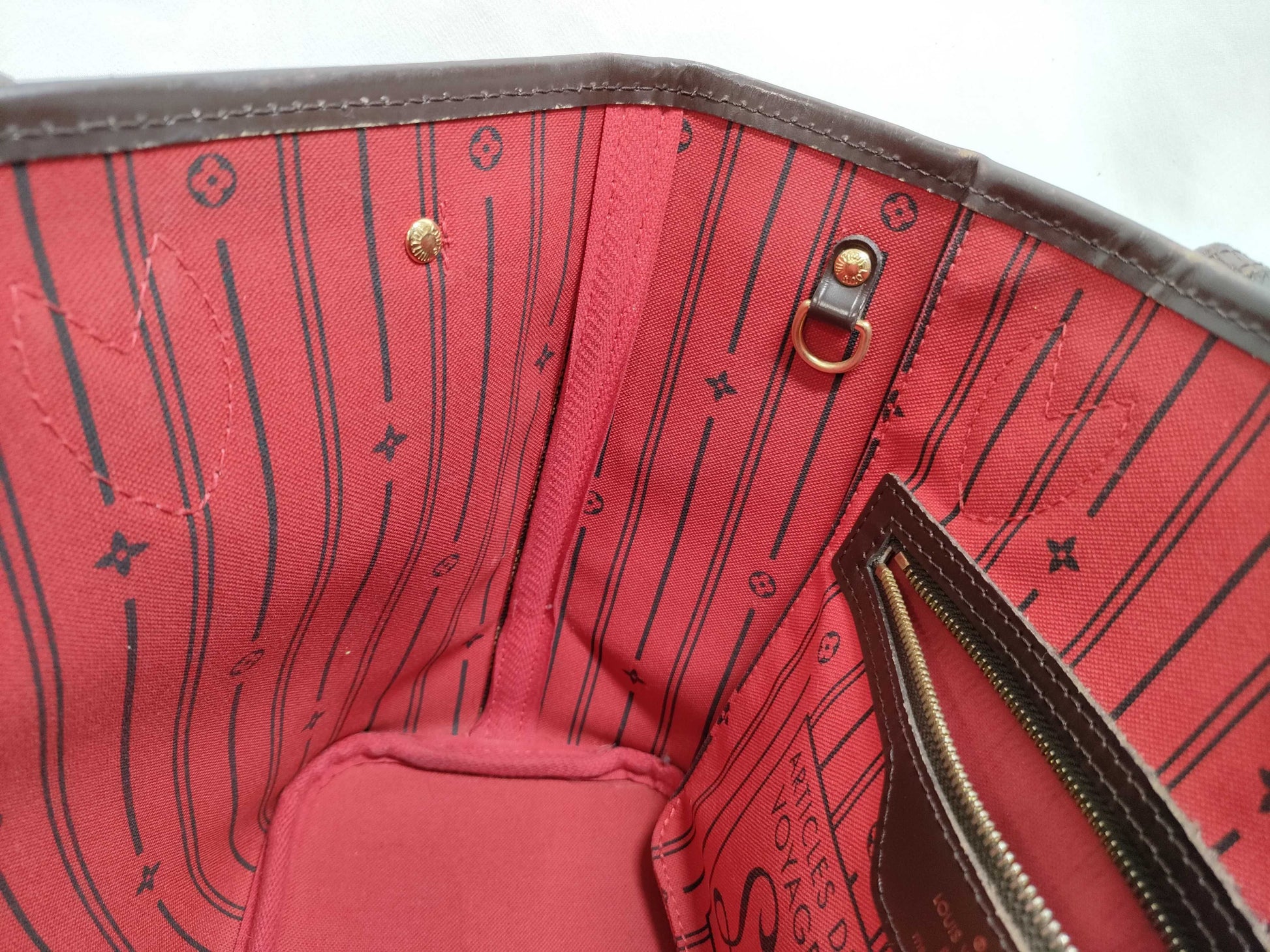 LOUIS VUITTON N51109 Damier Neverfull PM Handbag