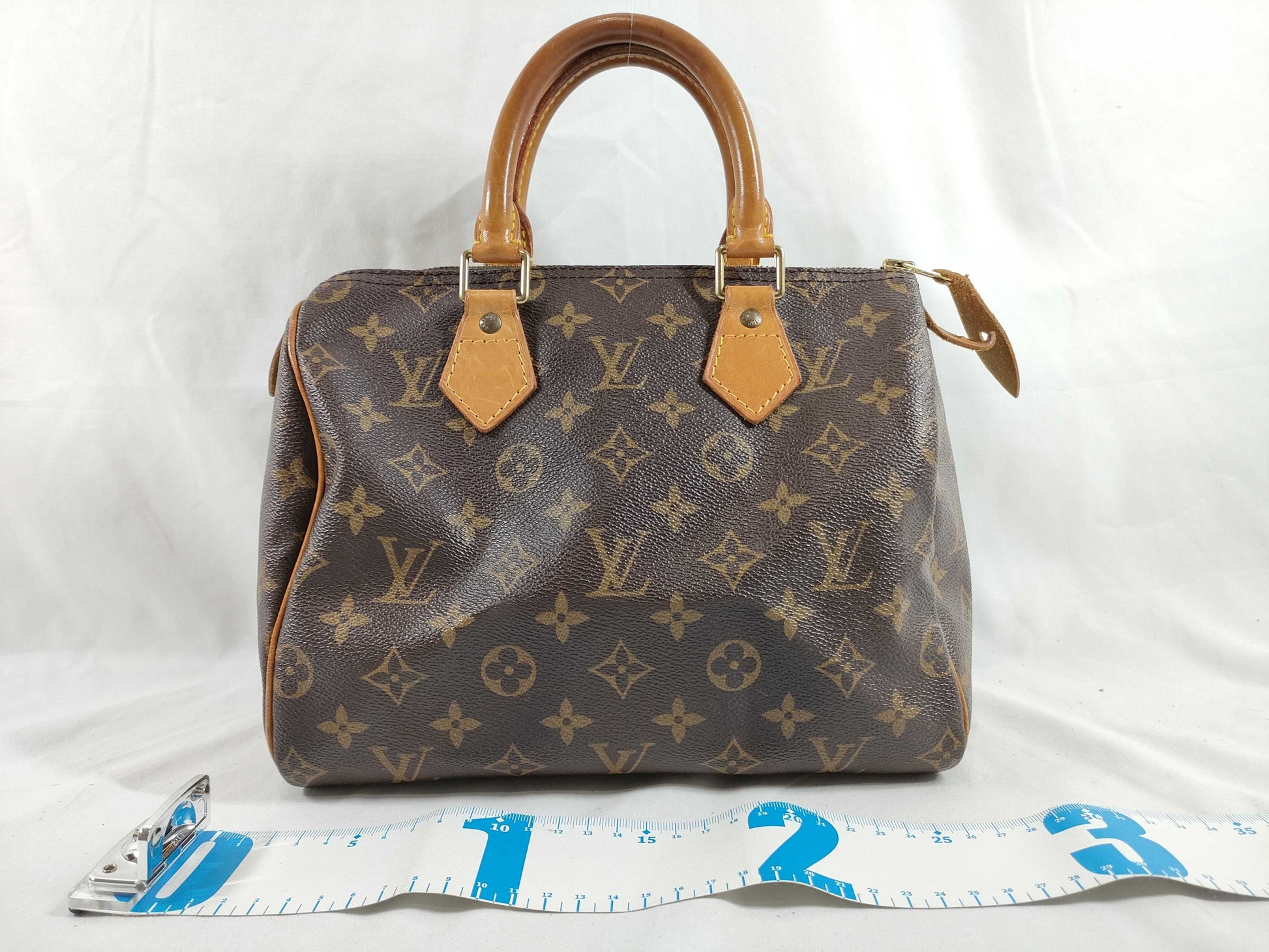 LOUIS VUITTON M41113 Monogram Speedy 25 Boston Bag