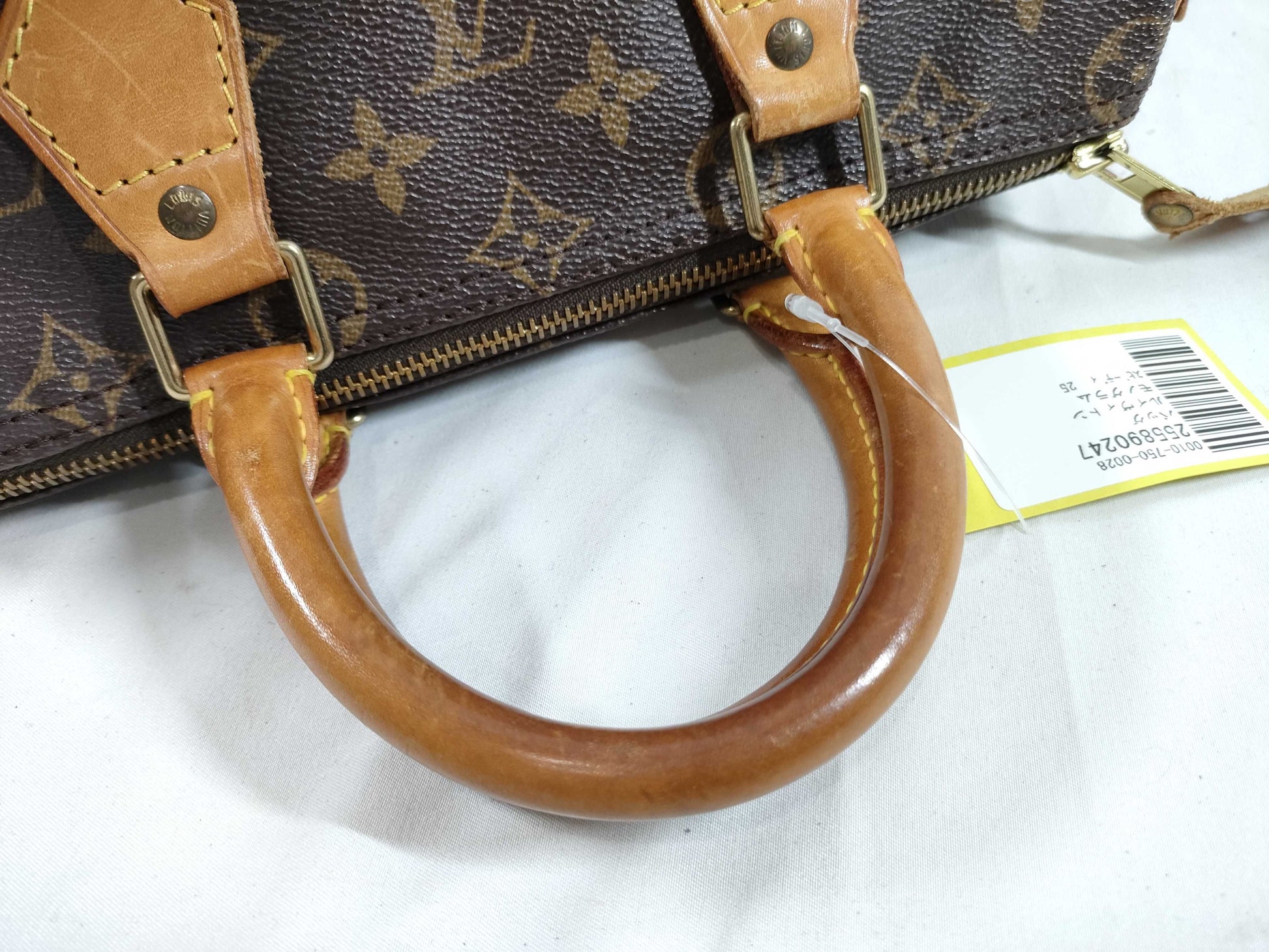 LOUIS VUITTON M41113 Monogram Speedy 25 Boston Bag