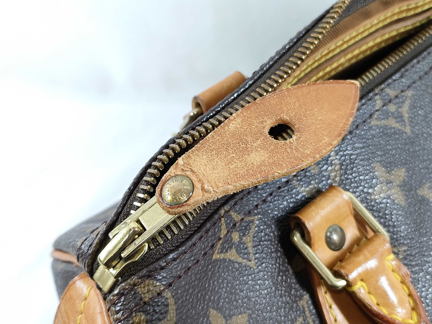 LOUIS VUITTON M41113 Monogram Speedy 25 Boston Bag