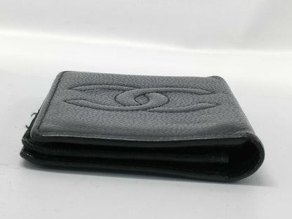 CHANEL Caviar Skin Card Case, Card Case, Pass Case, Business Card Case