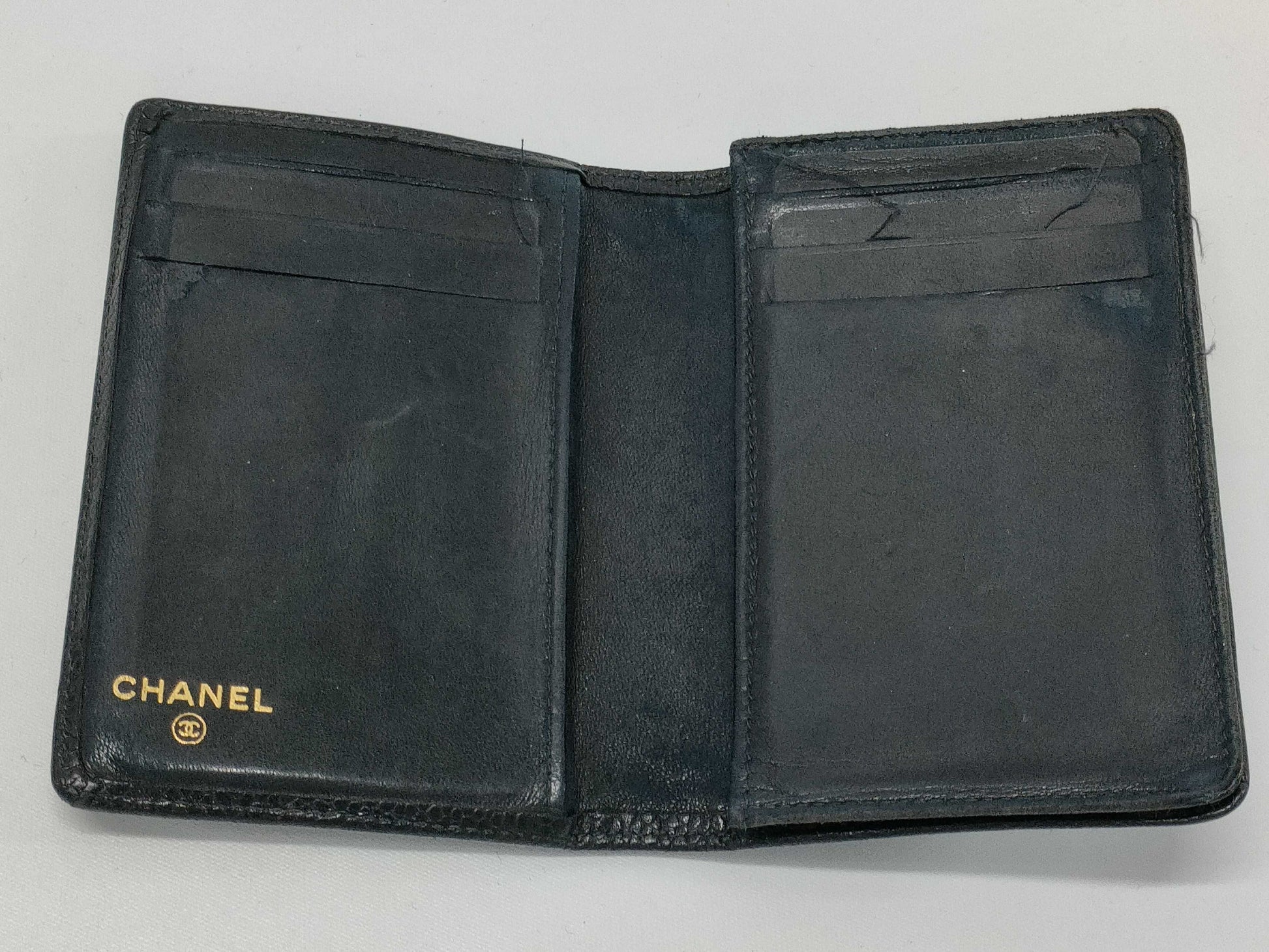 CHANEL Caviar Skin Card Case, Card Case, Pass Case, Business Card Case