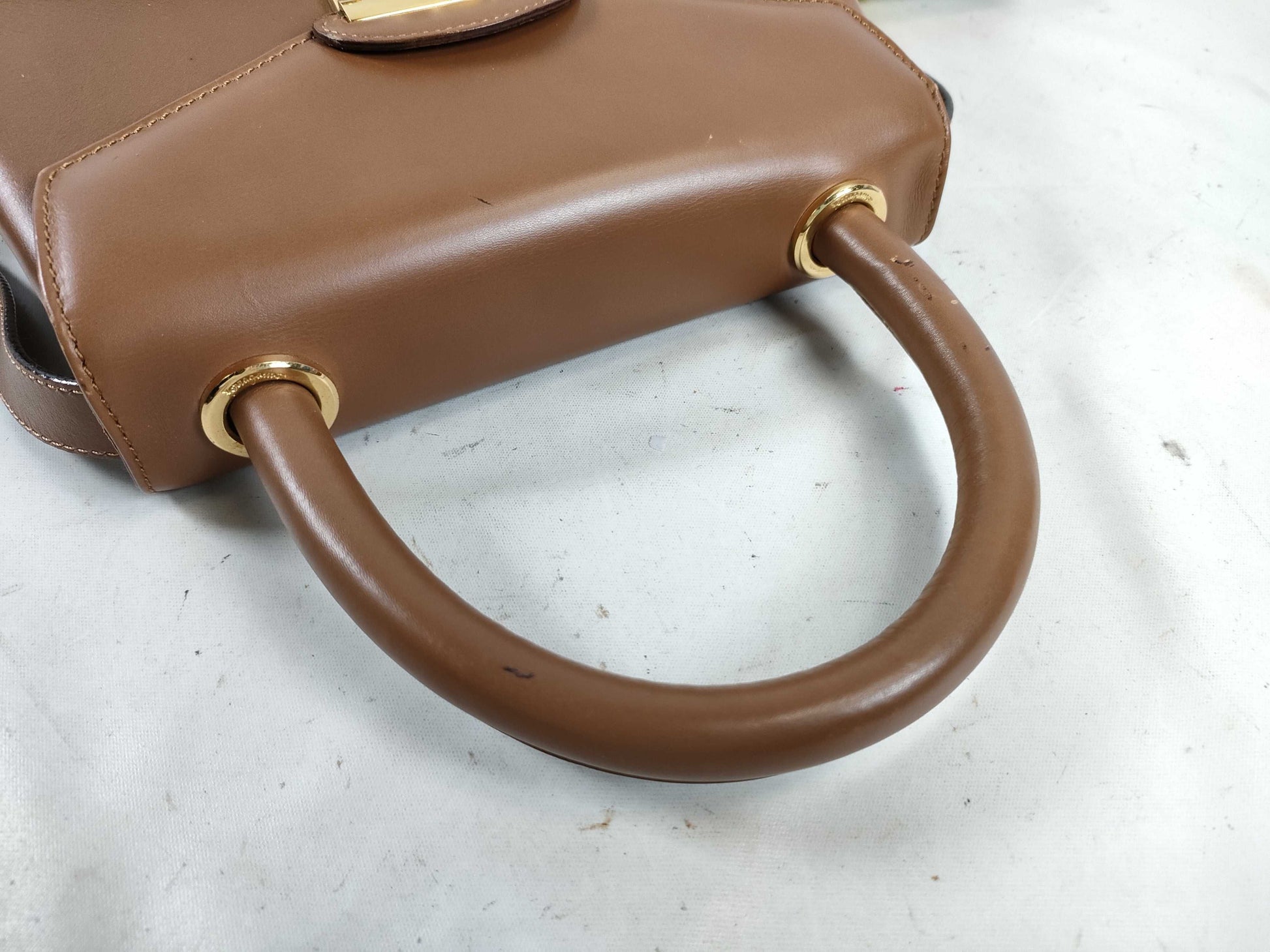 Salvatore Ferragamo 2-Way Bag DQ21-1 Handbag