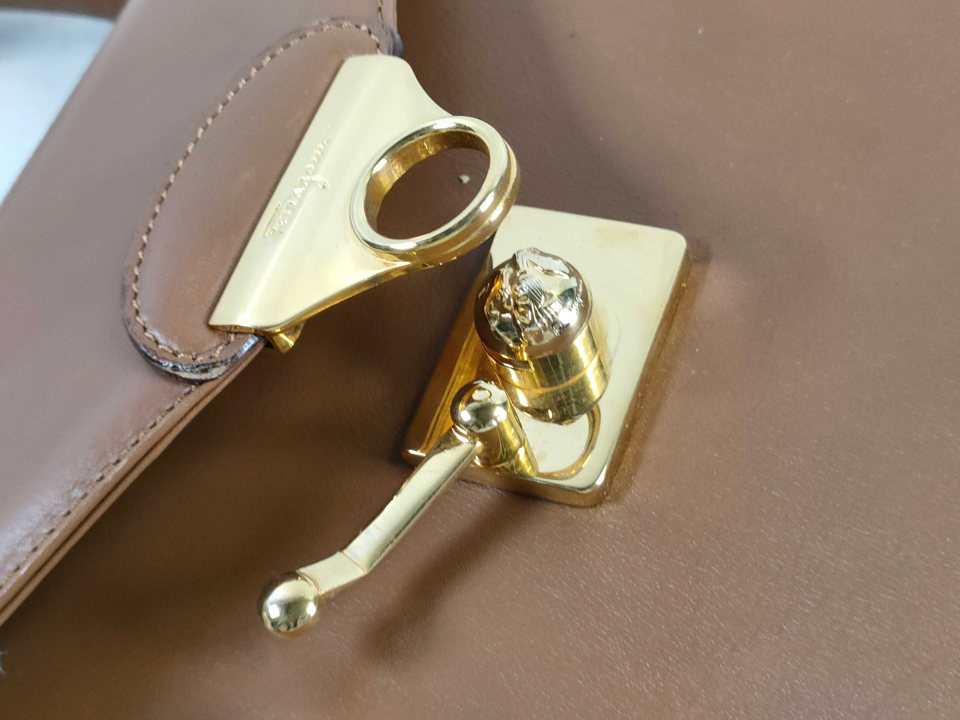Salvatore Ferragamo 2-Way Bag DQ21-1 Handbag