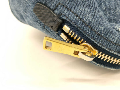 PRADA denim pouch pouch