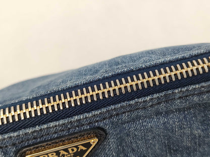 PRADA denim pouch pouch