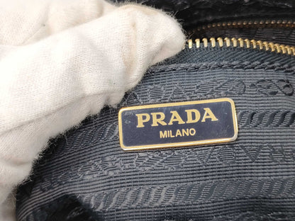 PRADA denim pouch pouch