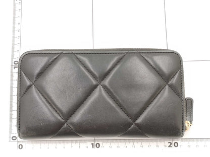 CHANEL Chanel 19 Round Zipper Long Wallet
