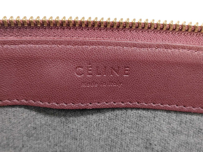 CELINE Lambskin Shoulder Bag