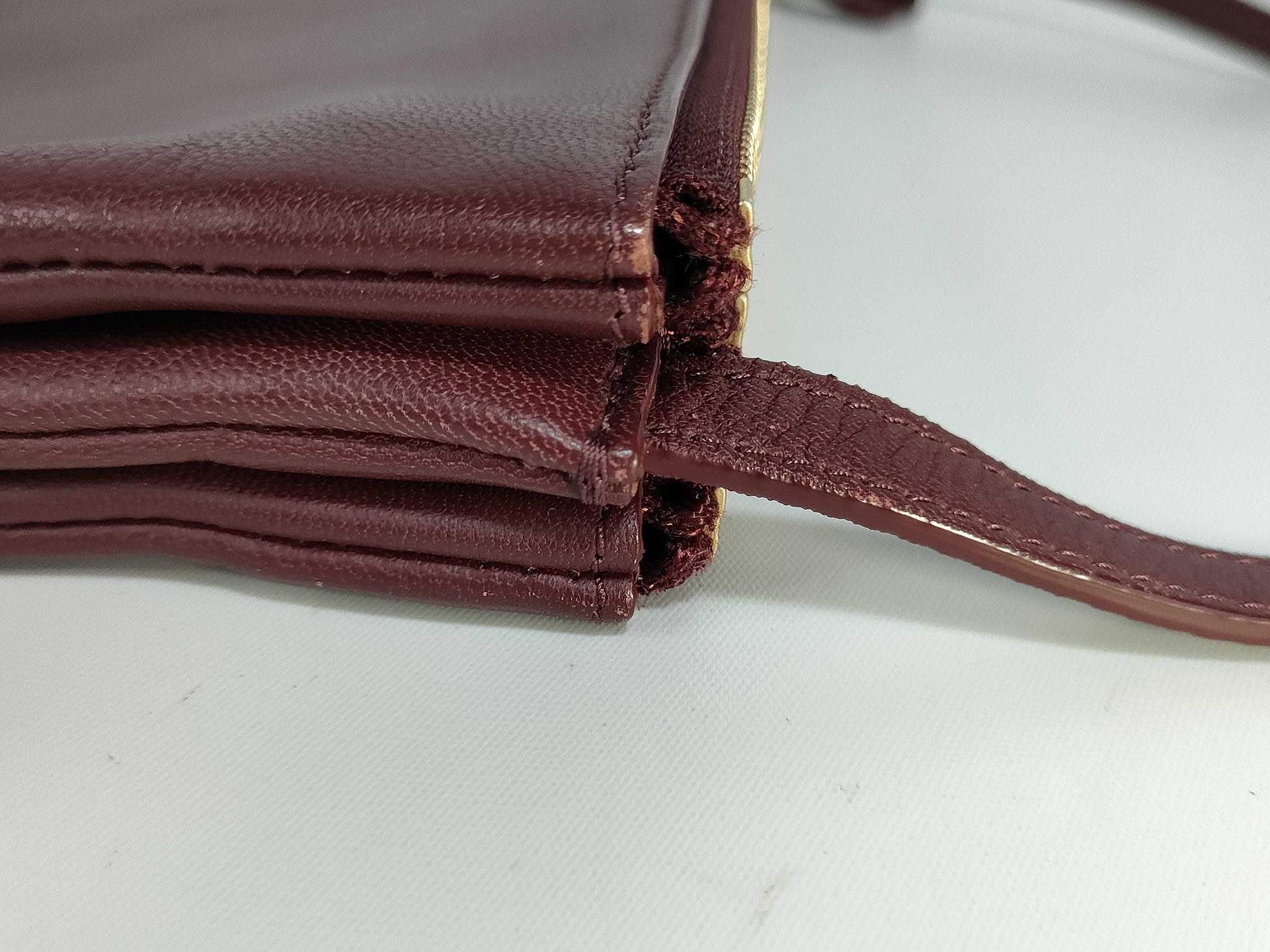 CELINE Lambskin Shoulder Bag