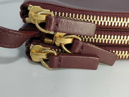 CELINE Lambskin Shoulder Bag