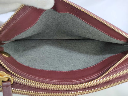 CELINE Lambskin Shoulder Bag