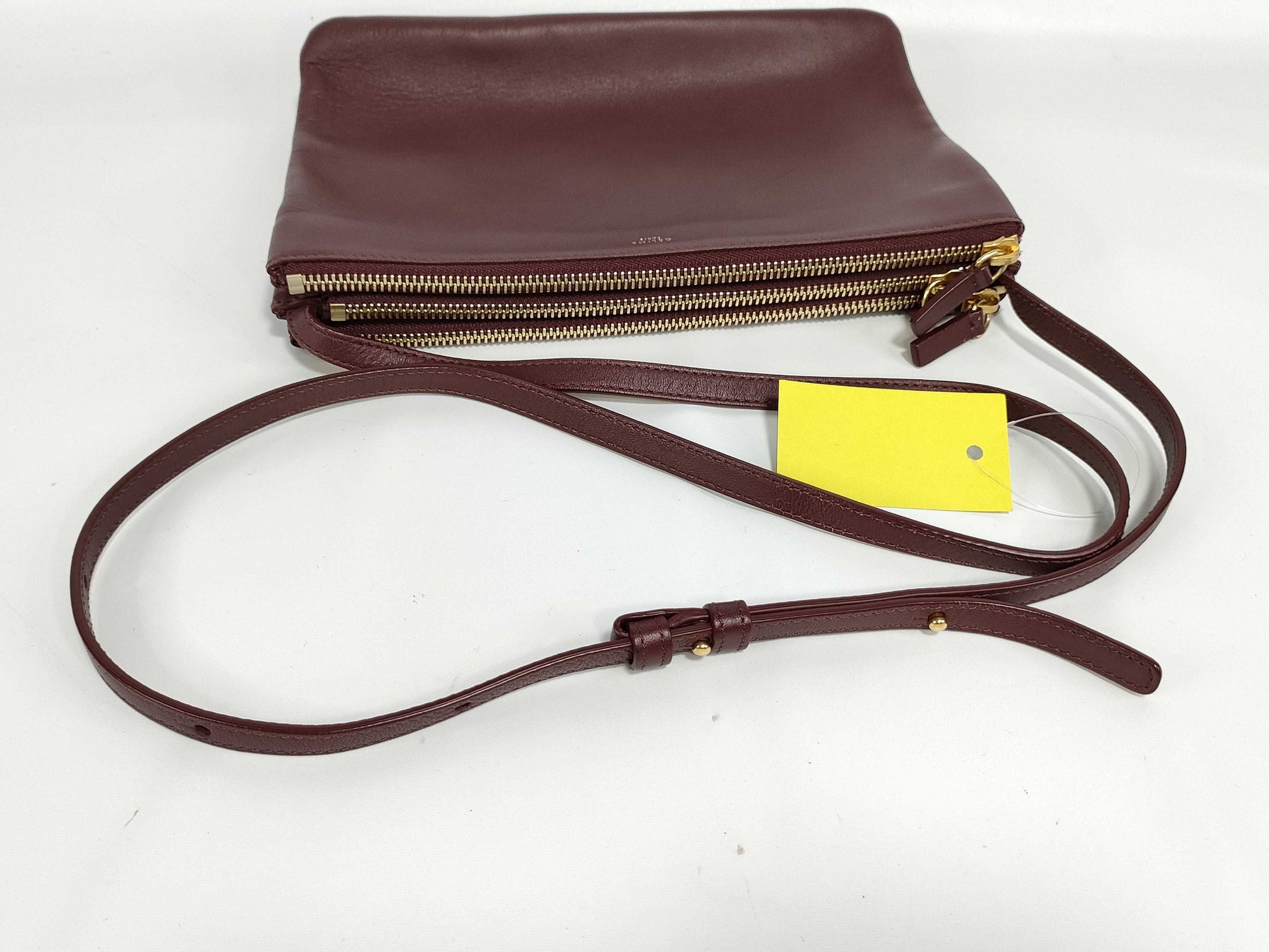 CELINE Lambskin Shoulder Bag