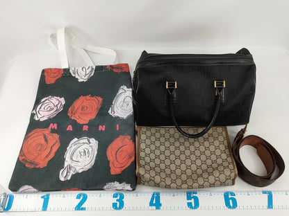 GUCCI GG Canvas Bag/Accessories *4 Pieces 