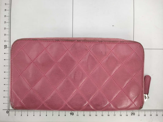 CHANEL Simply CC Round Zip Long Wallet