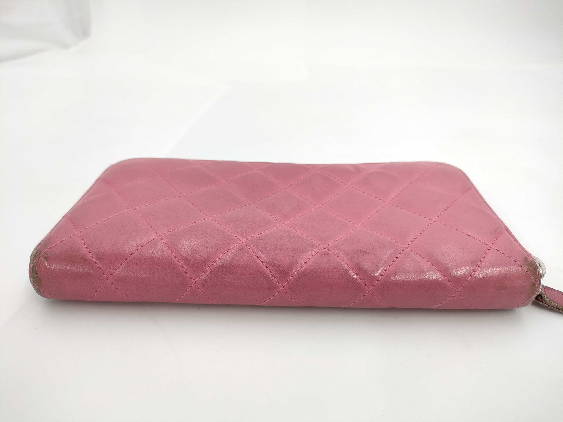 CHANEL Simply CC Round Zip Long Wallet