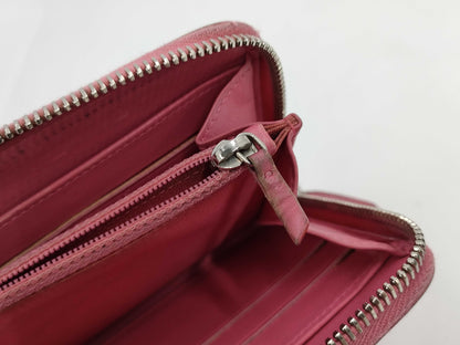 CHANEL Simply CC Round Zip Long Wallet