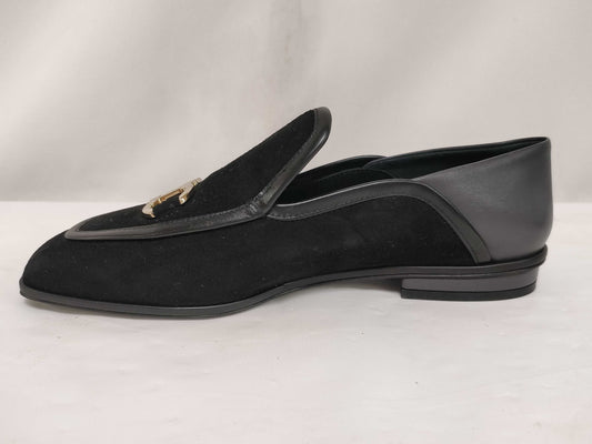 Salvatore Ferragamo Gancini suede loafers
