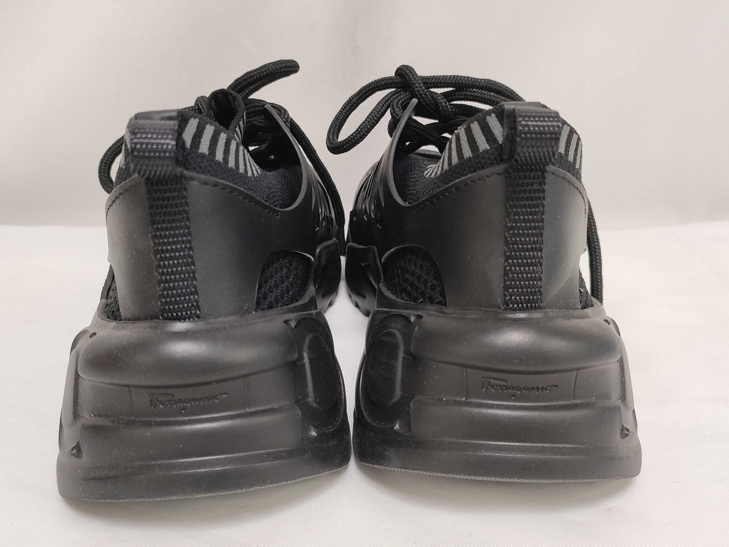 Salvatore Ferragamo Gancini Sneakers in Black