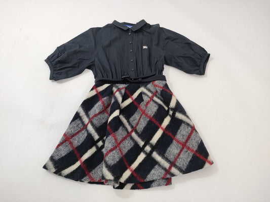 BURBERRY Blue Label Navy x Check Dress