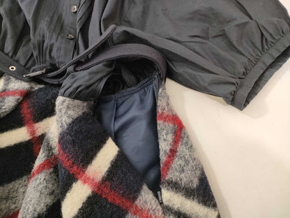 BURBERRY Blue Label Navy x Check Dress