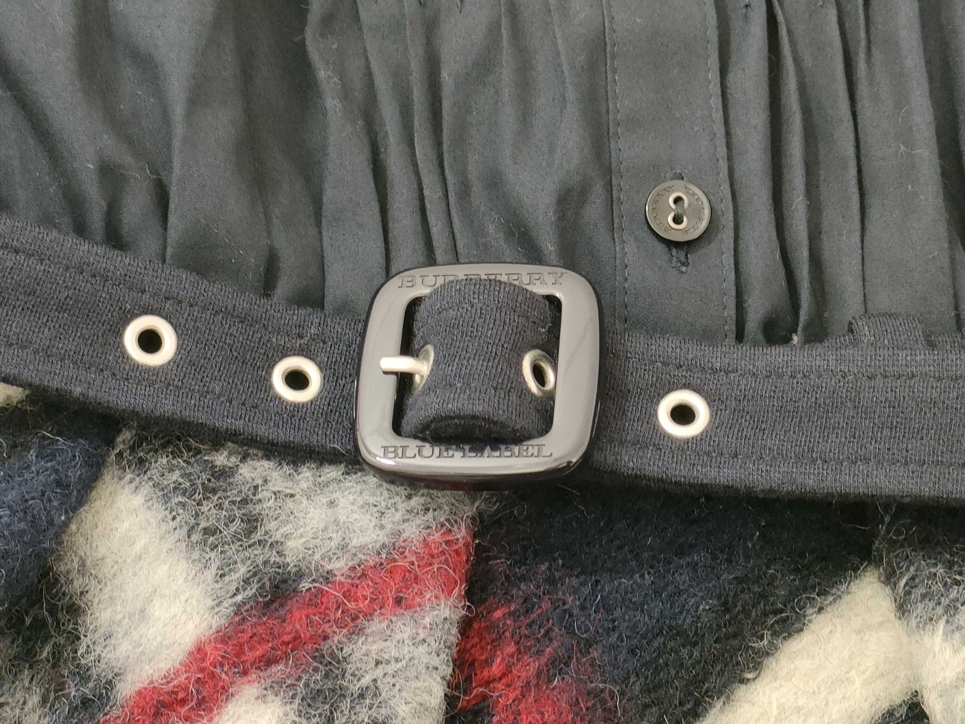 BURBERRY Blue Label Navy x Check Dress