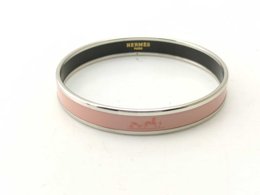 HERMES enamel carriage logo bangle bracelet/bangle