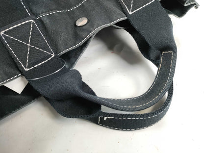 HERMES Foul Toe Canvas Handbag Tote Bag