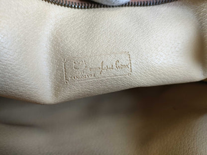 MCM Logogram Second Bag PVC Camel Second Bag