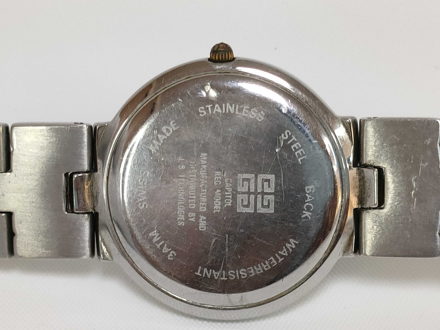 GIVENCHY Quartz 3ATM Men's Watch, Buckle Broken, Not Working