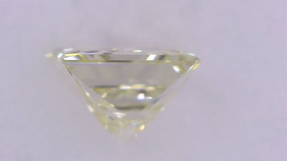 0.311ct UNDER N)VERY LIGHT YELLOW VS-2 ****/GD/GD FAINT NATURAL 3.85-3.83X2.65mm SQ Diamond Loose