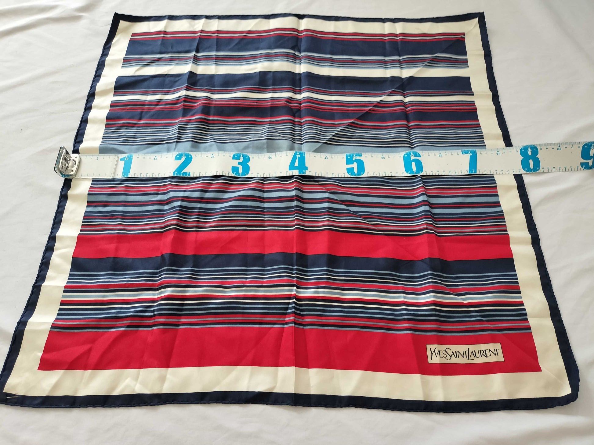 Yves Saint Laurent, Ralph Lauren, and other scarves, 4 scarves