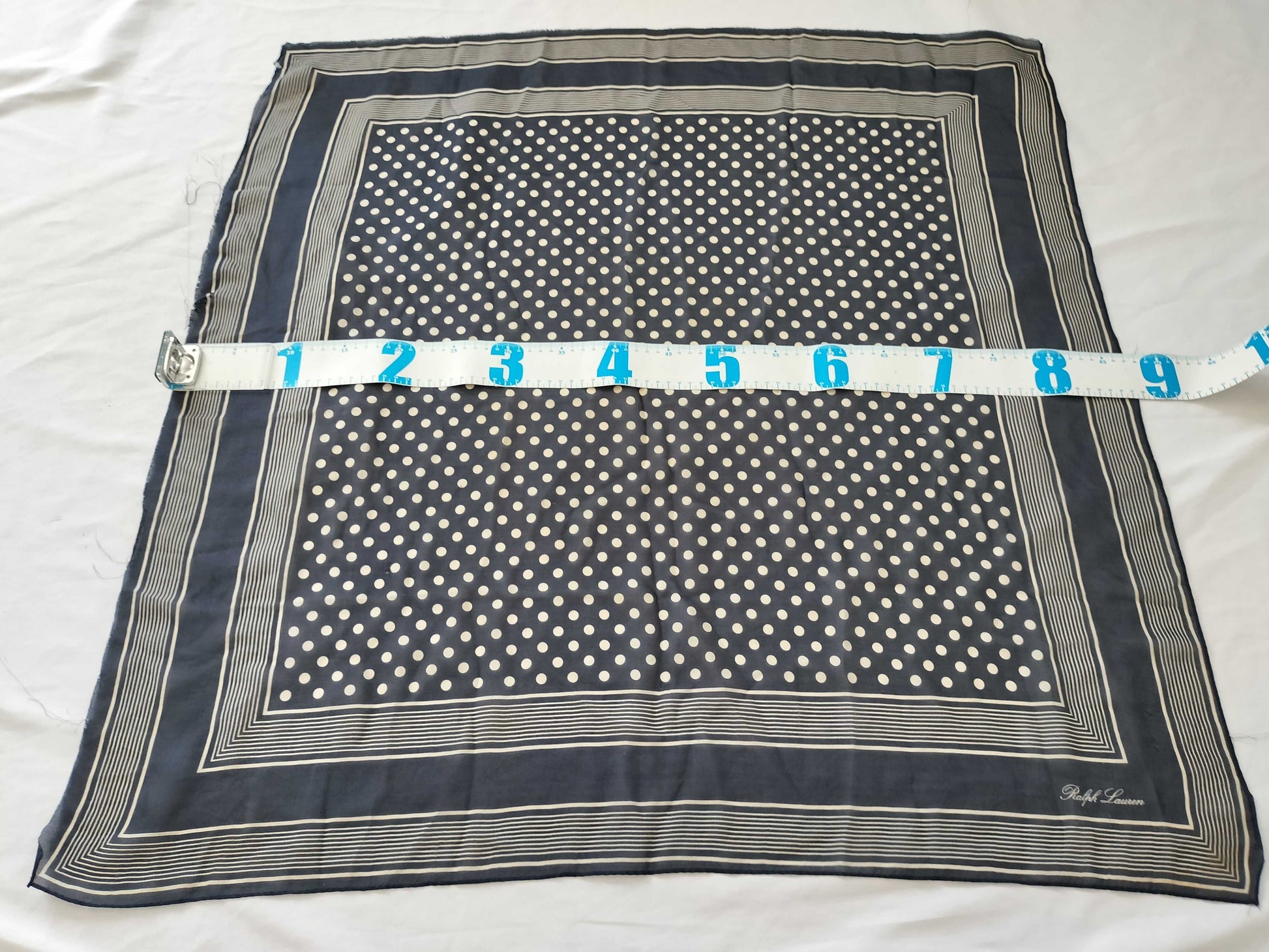 Yves Saint Laurent, Ralph Lauren, and other scarves, 4 scarves