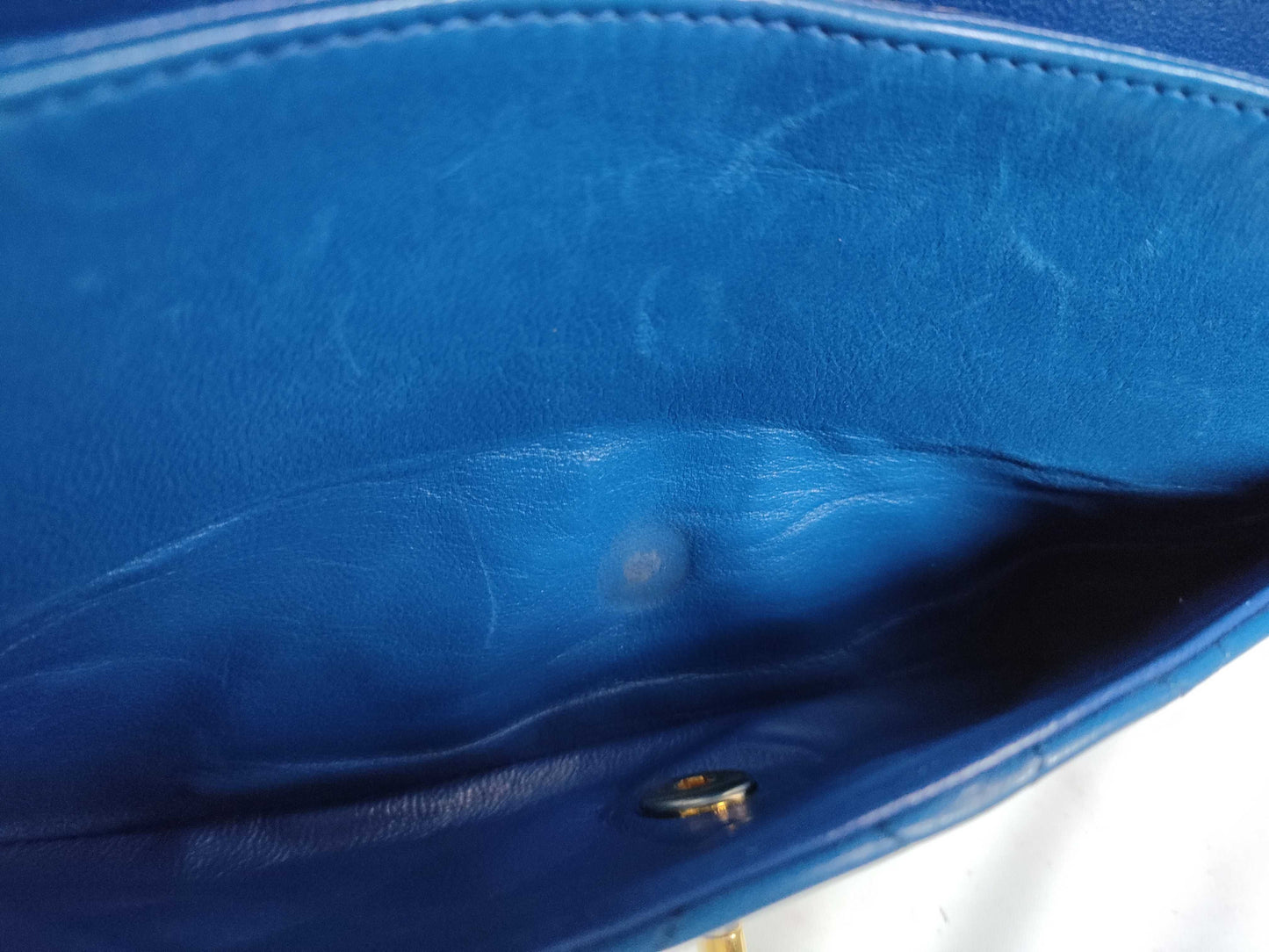 CHANEL Lambskin Double Flap Matelasse Shoulder Bag