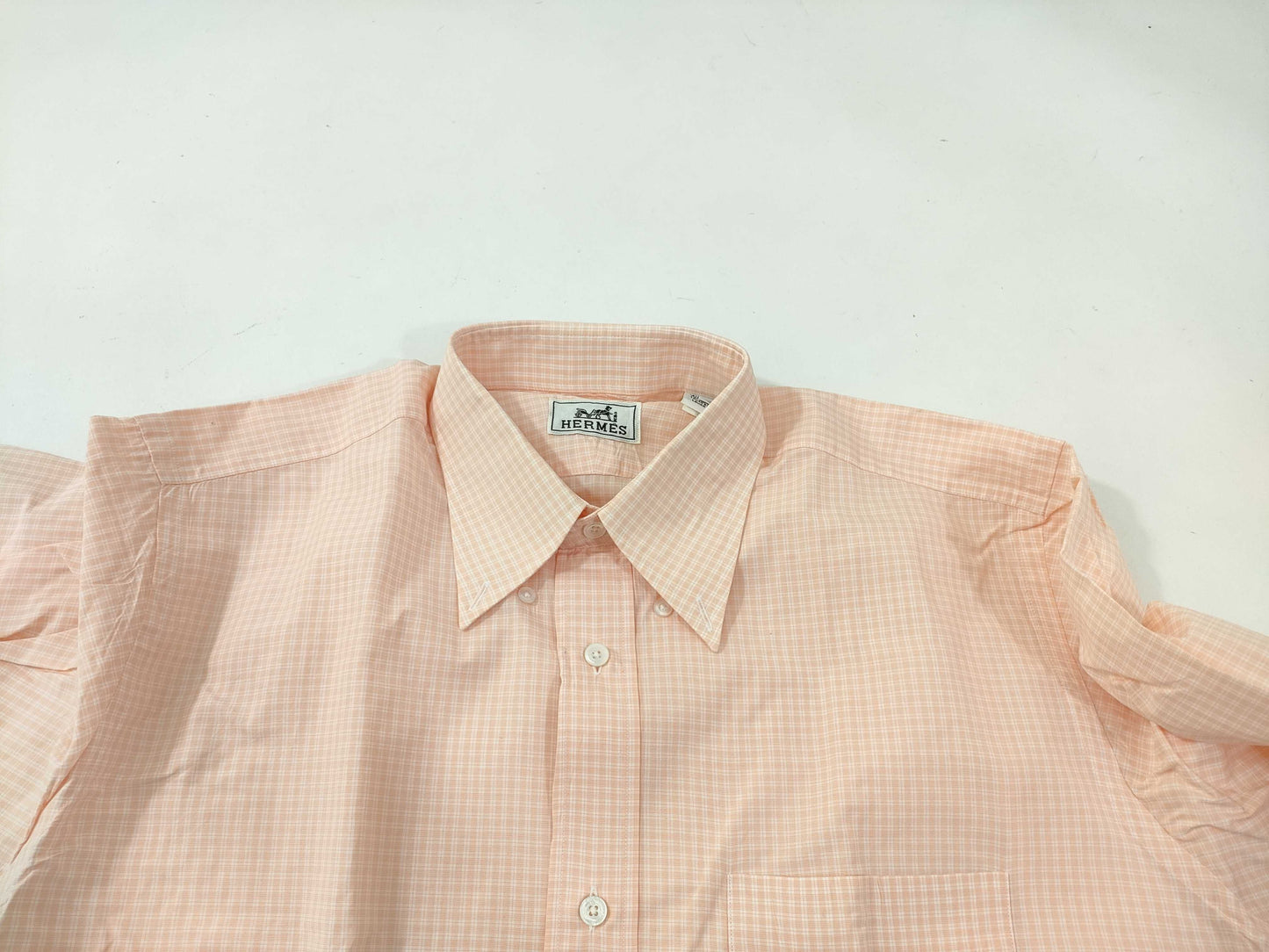 HERMES Serie Button Dress Shirt Button-Down Shirt