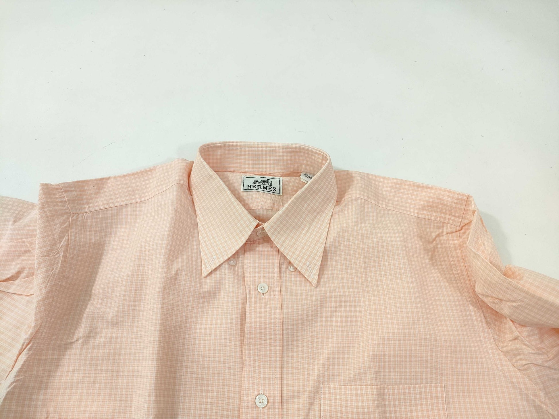 HERMES Serie Button Dress Shirt Button-Down Shirt