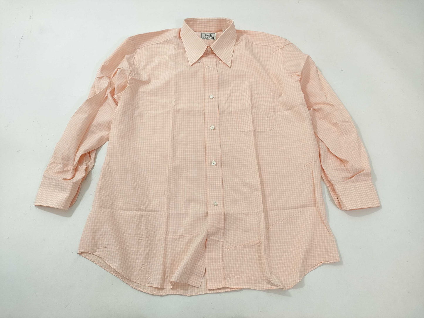 HERMES Serie Button Dress Shirt Button-Down Shirt