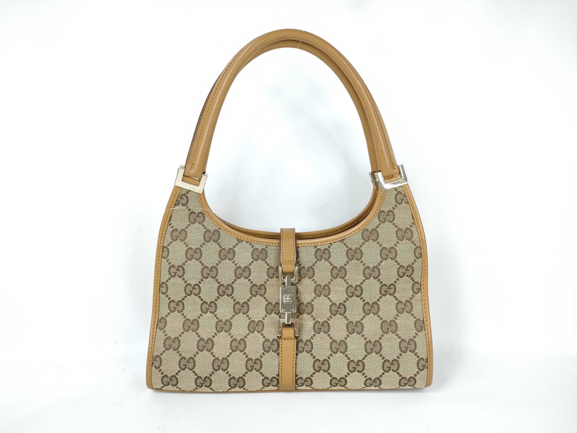 GUCCI GG Canvas Handbag 002, 1068, 2404 Beige Handbag