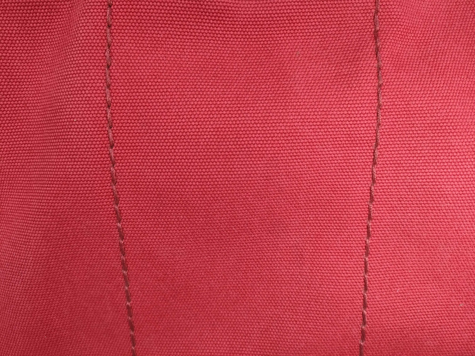 PRADA Canvas/Red/Strapless Tote Bag