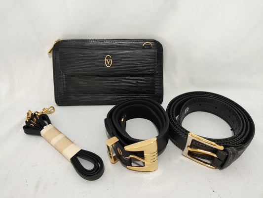 VALENTINO Gianni/Shoulder Wallet/2 Belts/Unused Wallet
