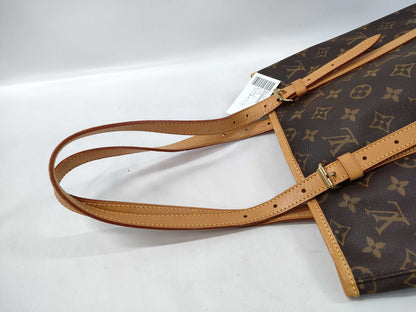 LOUIS VUITTON Monogram Bucket GM Tote Bag with Pouch