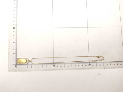 Dior GP Necklace Logo Plate Necklace
