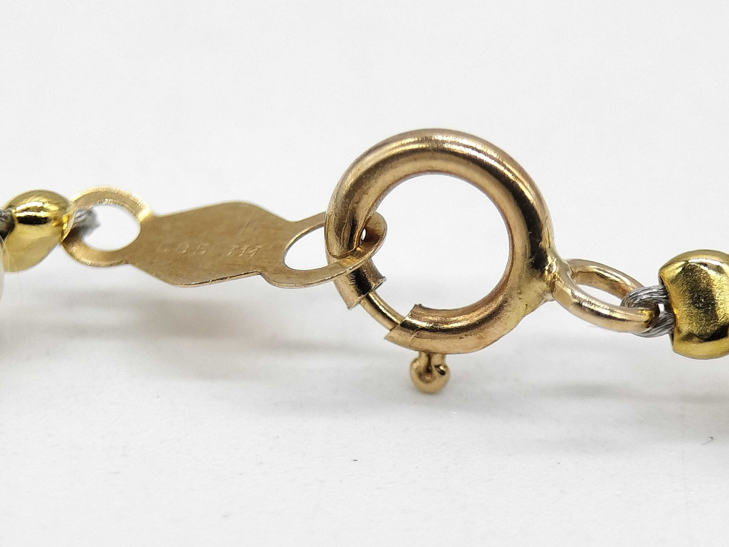 Pearl diameter: approx. 3.6mm, Akoya pearl diameter: approx. 7.0mm, 585/METAL, 9.2g, Necklace 