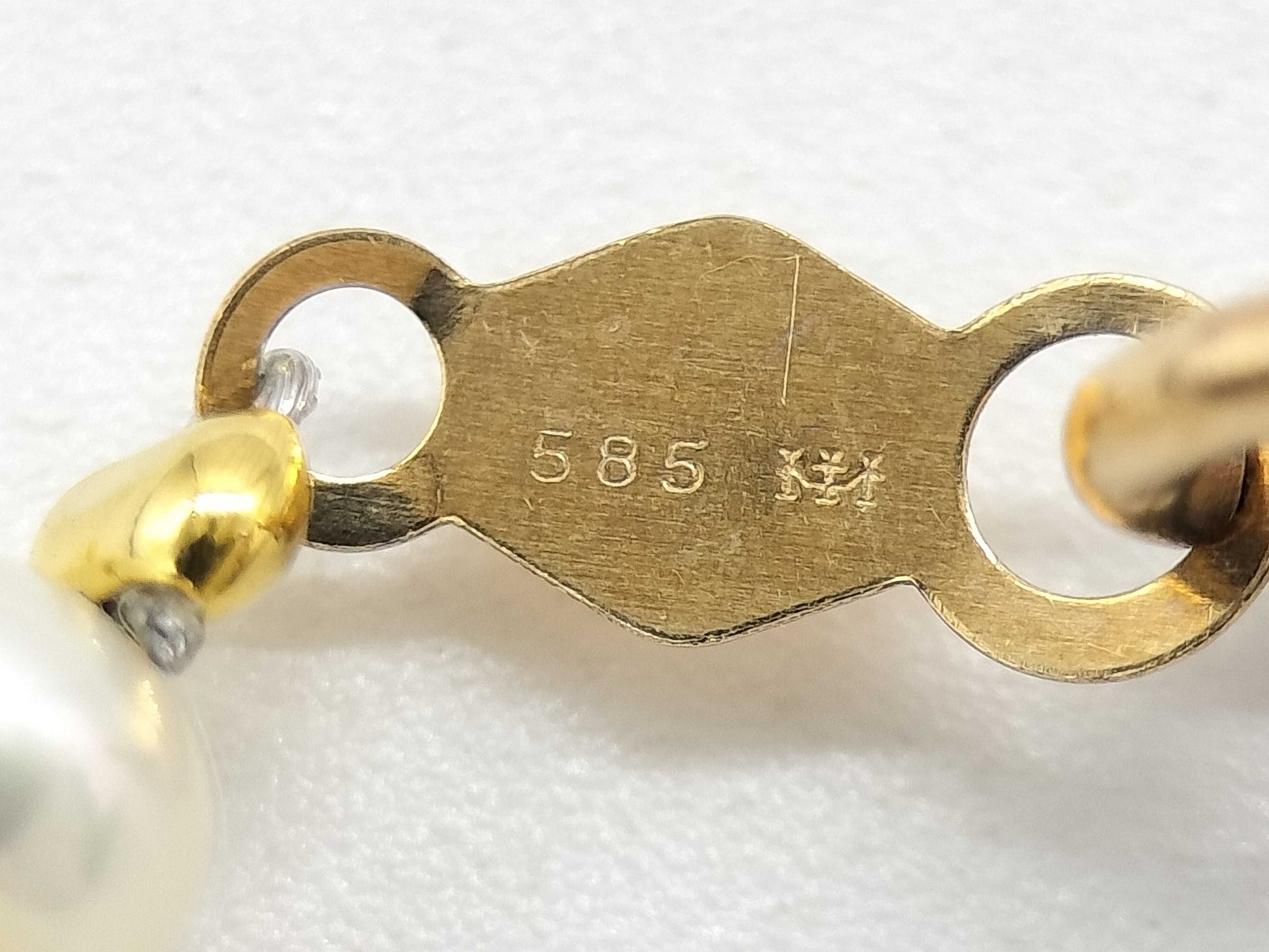 Pearl diameter: approx. 3.6mm, Akoya pearl diameter: approx. 7.0mm, 585/METAL, 9.2g, Necklace 