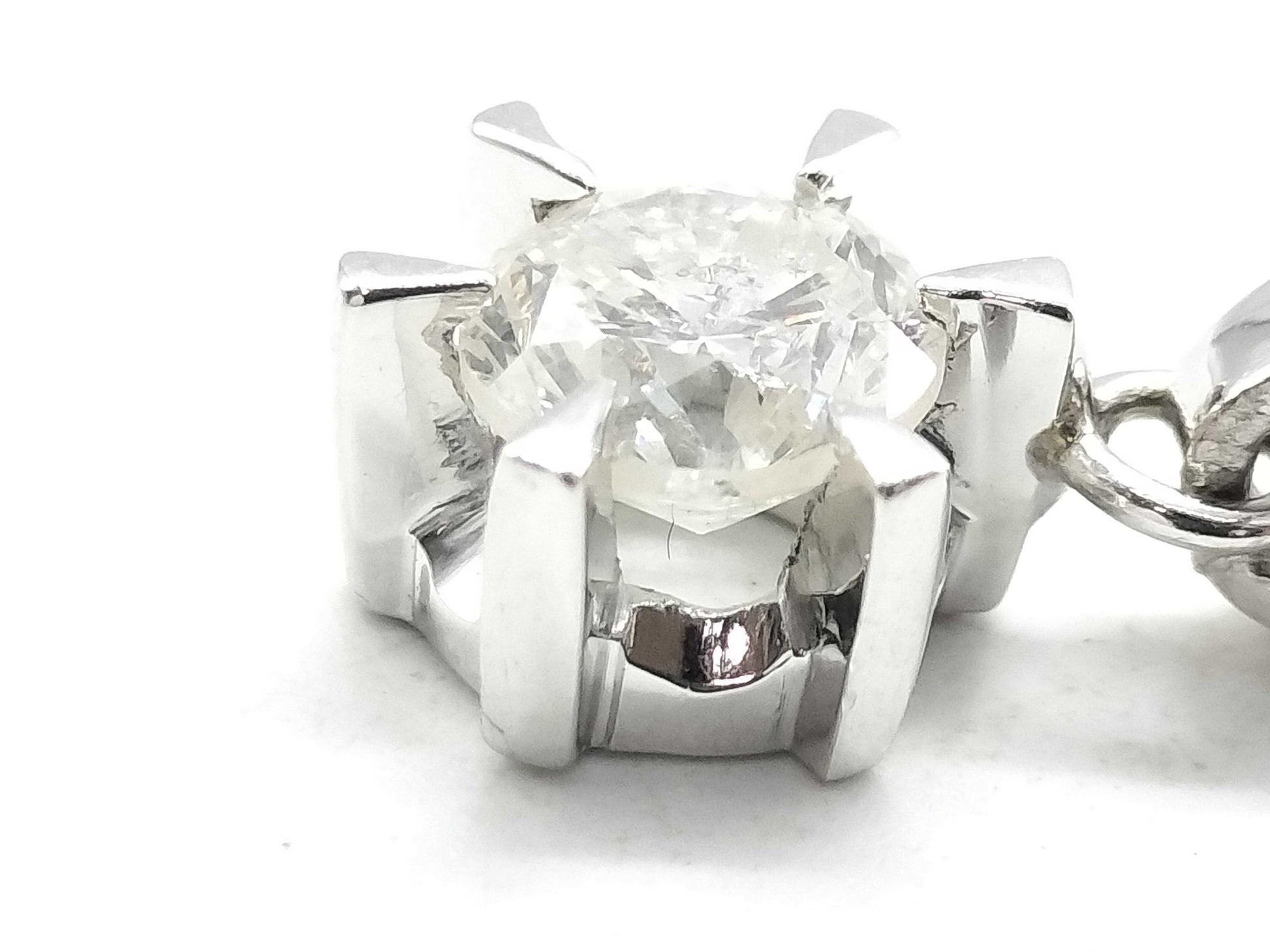 D0.93ct Pt900/850 5.4g Necklace 