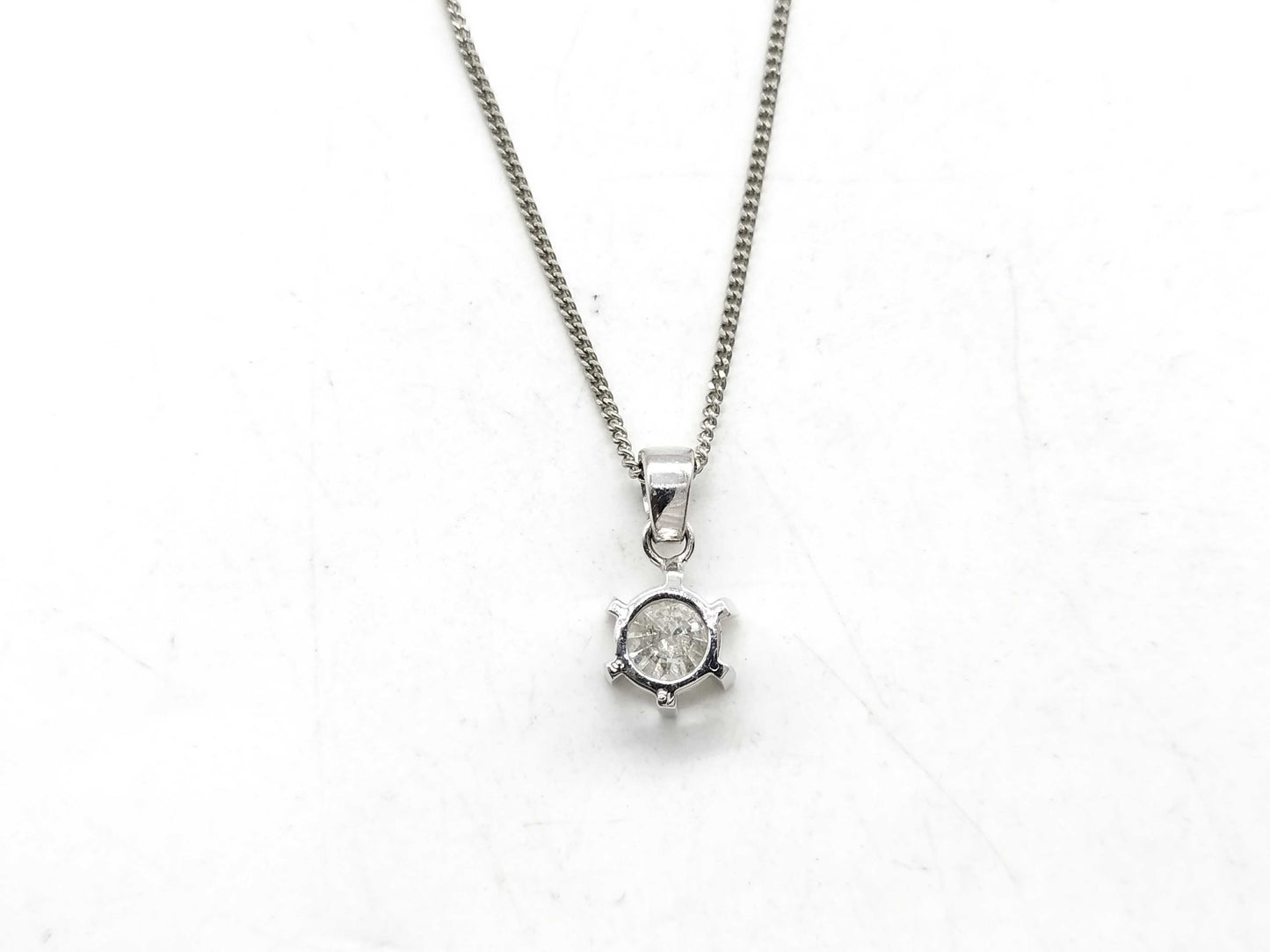D0.93ct Pt900/850 5.4g Necklace 